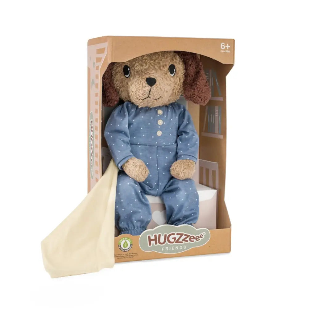 Hunde bamse | Ticki | Økologisk Hugzzeee Junior (Blå) - STOR