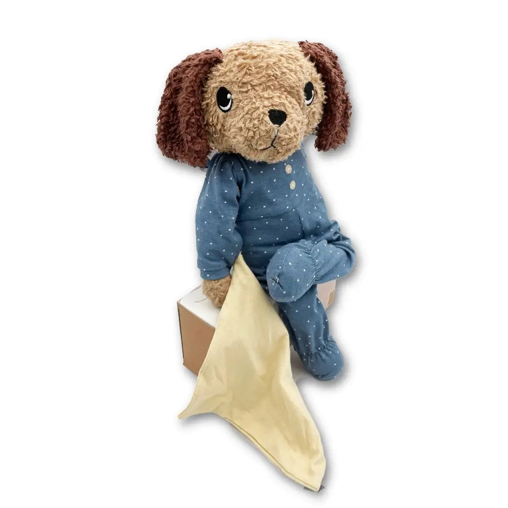 Hunde bamse | Ticki | Økologisk Hugzzeee Junior (Blå) - STOR