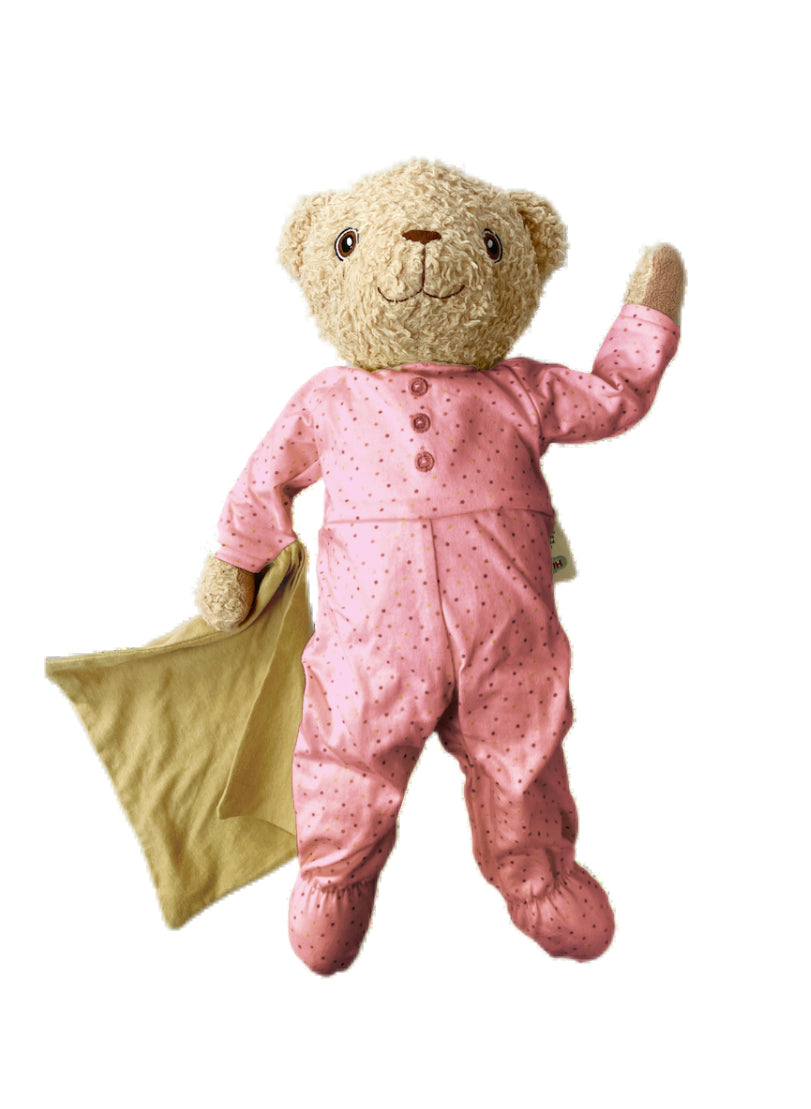 Bjørne bamse | Bobbi | Økologisk Hugzzeee Junior (Rose)