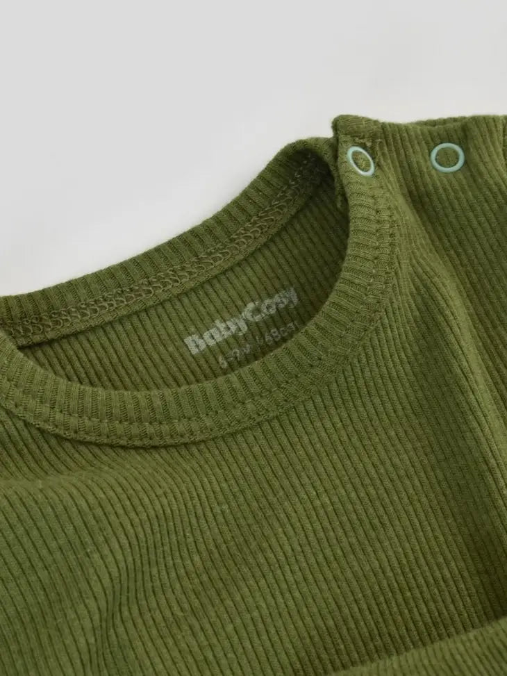 Økologisk babytøj 3-delt sæt (Khaki)