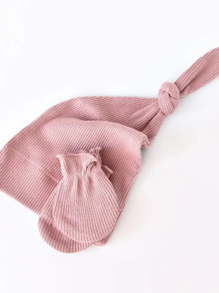 Økologisk babytøj 4-delt sæt (Rose)