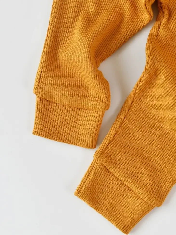 Økologisk babytøj 3-delt sæt (Saffron)