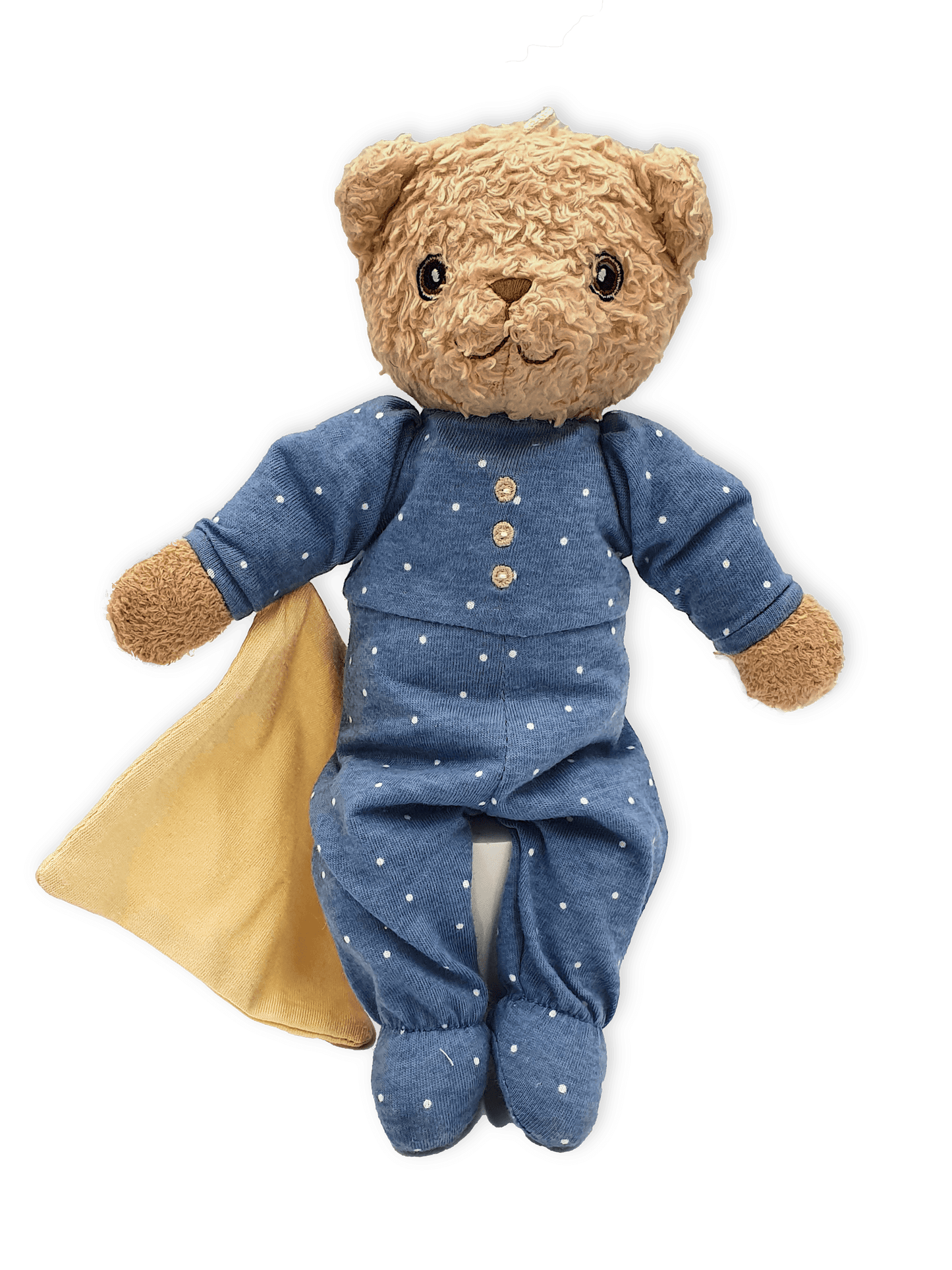 Bjørne bamse | Bobbi | Økologisk Hugzzeee Junior (Blå)